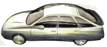 The "perceived aerodynamic" Ford Sierra